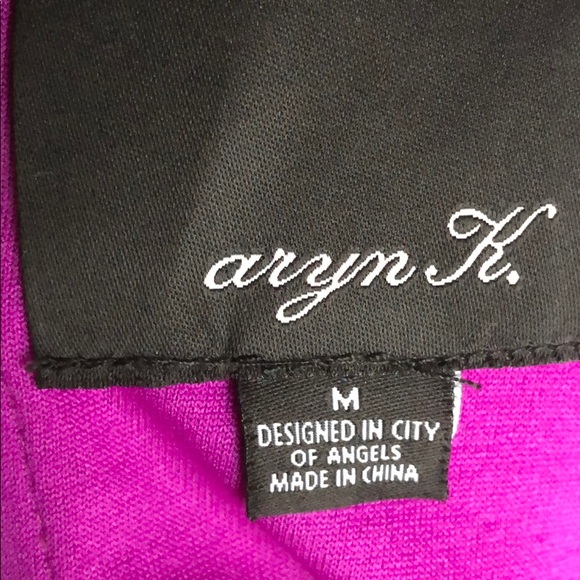 Fuchsia Aryn K. Silk Peplum Dress spring wedding - Picture 5 of 6